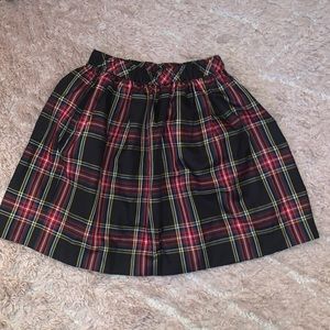 NWOT Crewcuts Tartan Holiday Skirt with Pockets
